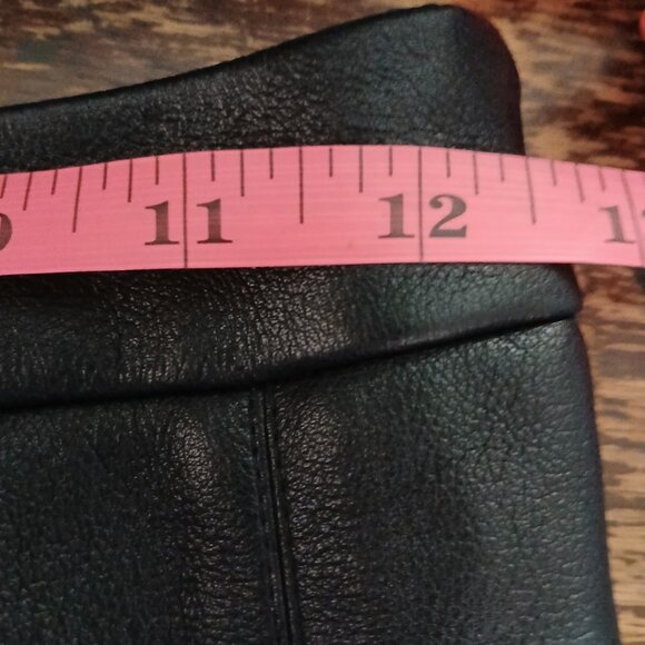 English Factory NWT Pleated Flare Leather Midi Skirt Women's XS - Picture 2 of 8